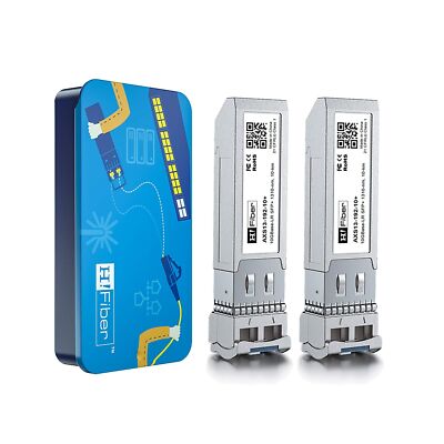 10G Single Mode SFP+ LC Module, 10GBase-LR Fiber Transceiver for Cisco SFP-10...