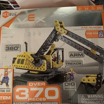 Hexbug Vex Robotics Excavator 370 pcs NEW FREE SHIPPING