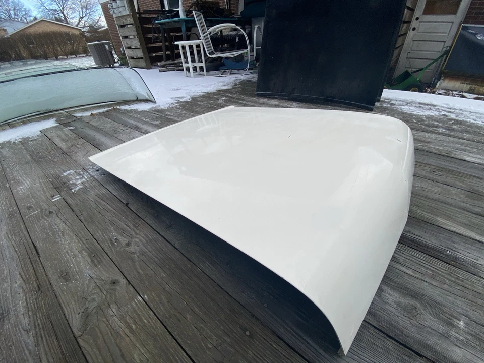1959 Ford Galaxie/ Fairlane White Hood - Image 3 of 4