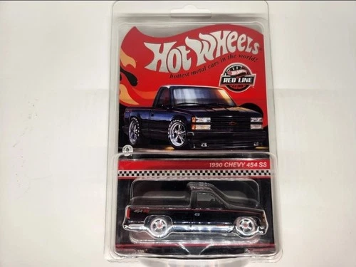 2022 Hot Wheels RLC 1990 Chevy 454 SS Black Red Line Club Exclusive