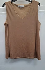 Kasper Women's Gold Size L Tank