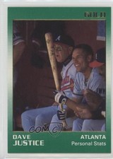 1991 Star Gold /1500 David Justice #90 h6c