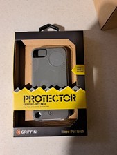 Griffin Protector Rugged Heavy Duty Silicone Matte Gray Case for new iPod touch