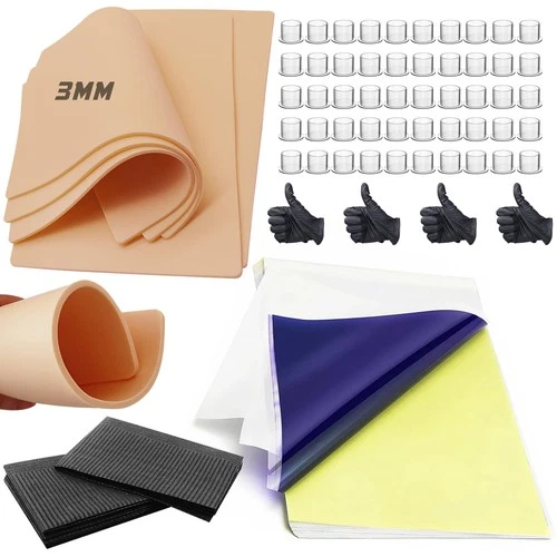 Narkysus 3mm Tattoo Practice Kit for Beginners 67Pcs Starter Pink - product listing photo