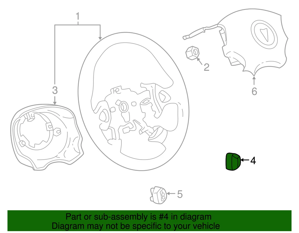 Interruptor de control GM 12451301 original Foto 3 de 3