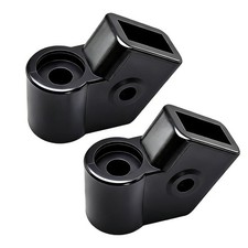 2Pcs Shopping Cart Wheel Coupling,Black,Deformation Resistance