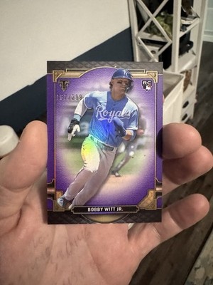 2022 Topps Triple Threads - Bobby Witt Jr. #9 Amethyst /299 (RC)