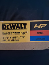 DEWALT Type 1 Cut-Off Wheel Aluminum Oxide 4-1/2 x .045 x 7/8 DW8062Z
