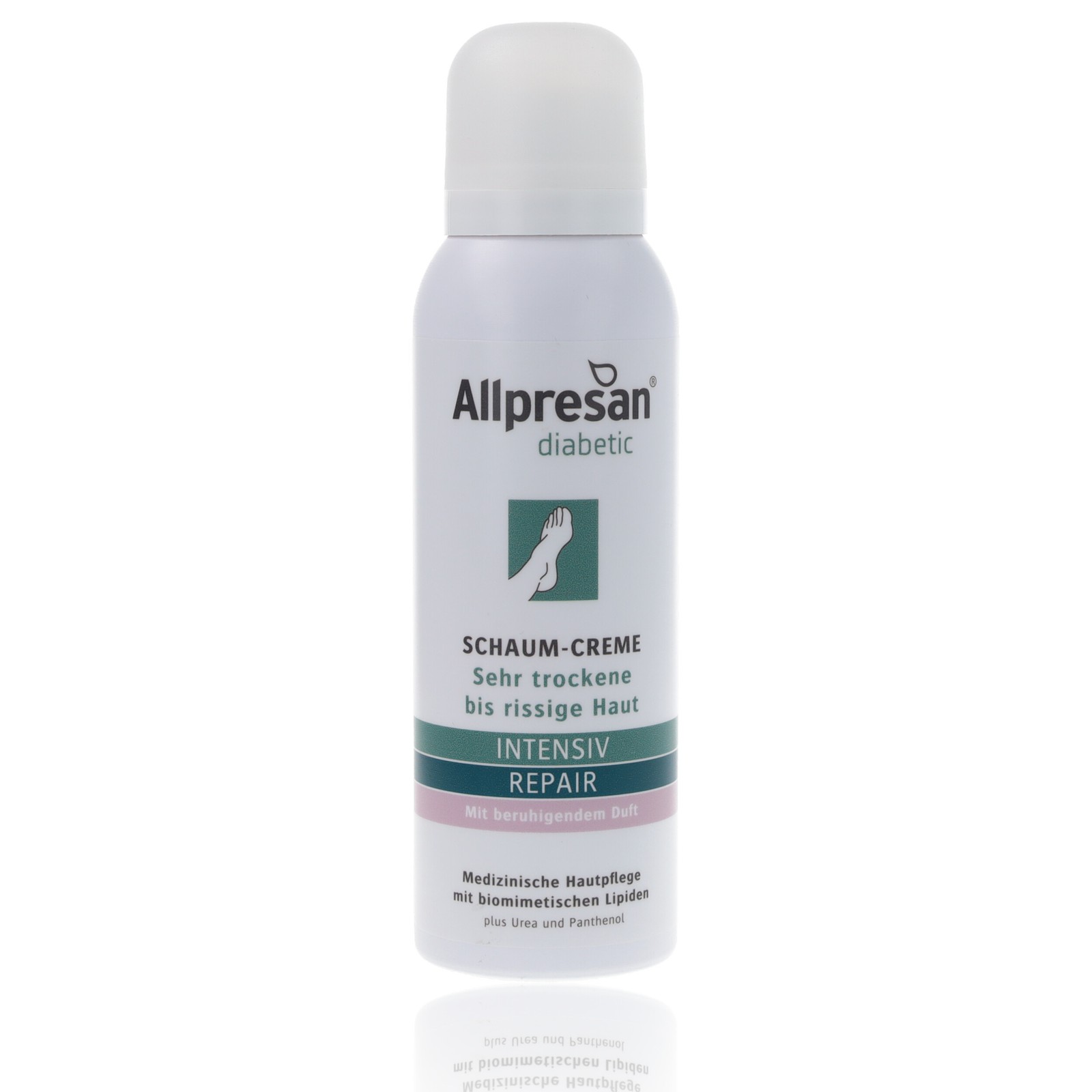 Allpresan diabetic INTENSIV + REPAIR Schaum-Creme mit Urea & Duft 125ml
