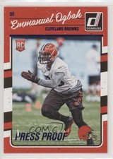 2016 Donruss Rookies Press Proof Blue Emmanuel Ogbah #315 nh3