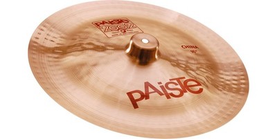 Paiste 2002 16'' China Becken Cymbal CuSn8 Bronze Medium Handarbeit Schweiz Drum