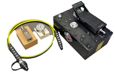 Tiger Tool Hydraulic Pump With 6 Foot Hose & Gauge TIG70129 Brand New Non-OEM