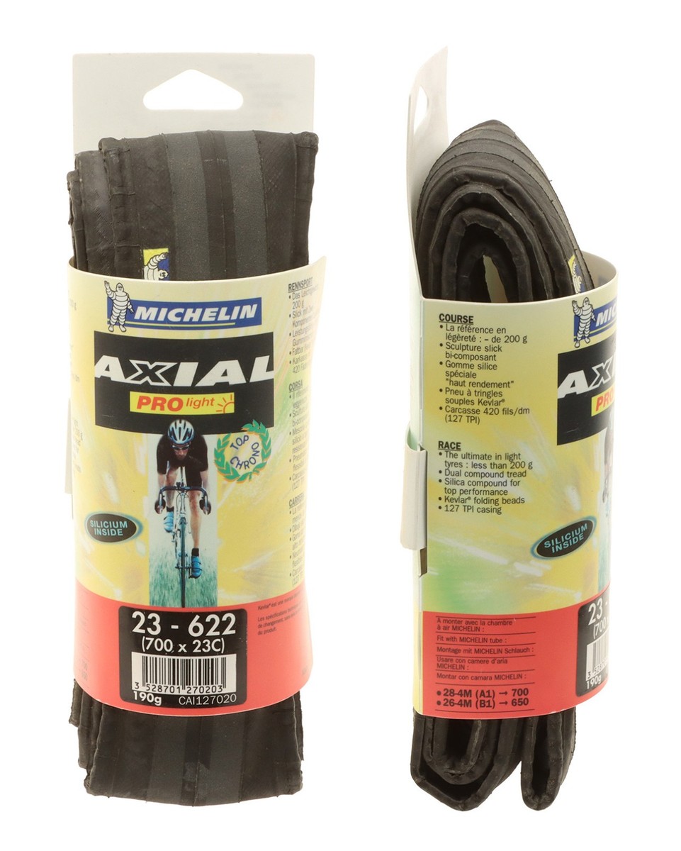 Michelin Axial Pro Light Clincher Tires 700x23c Black/Black Road