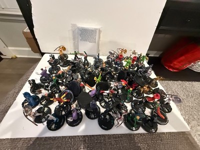 Batman The Brave & the Bold Heroclix Lot x40+ Figures w/ Cards Lex Luthor & MORE