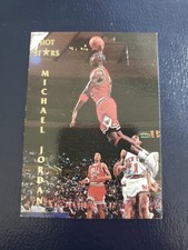 Tarjeta promocional Michael Jordan Chicago Bulls 1993 Hot Stars #4