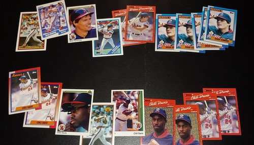 LOTE de tarjetas de béisbol de Los Angeles Angels Stars & Duds en su mayoría de finales de los 80' principios de los 90 - Imagen 5 de 22