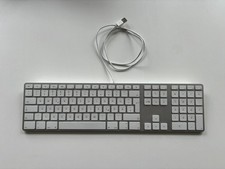 Apple Tastatur USB A1243, QWERTZ, Ziffernblock, Deutsch (MB110D/B)