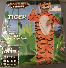 TIGER Costume Infant 6-12 MONTHS Halloween Spooktacular Creations NIP