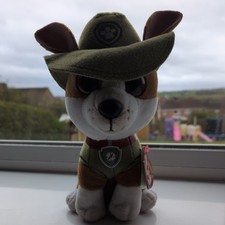 Paw patrol Tracker TY beanie plushie NWT