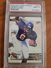 2000 Collectors Edge Thomas Jones Uncirculated PSA 9 Mint #/5000