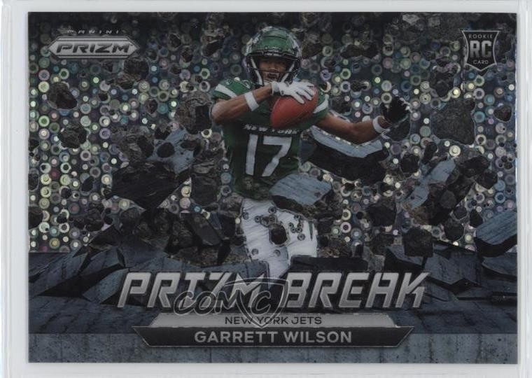 2022 Panini Prizm Prizm Break No Huddle Prizm Garrett Wilson #PB-8 10zi