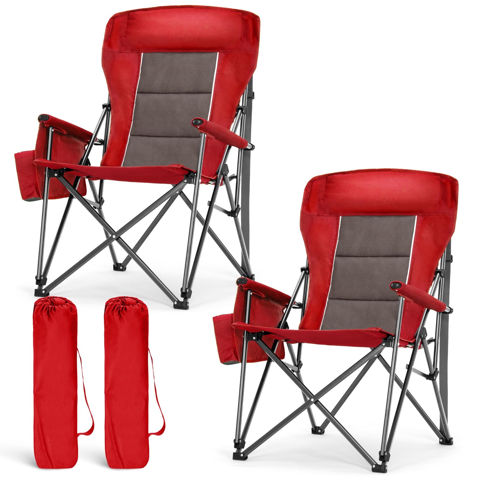 S Heavy Duty Lawn Chair 500lbs, Colla...
