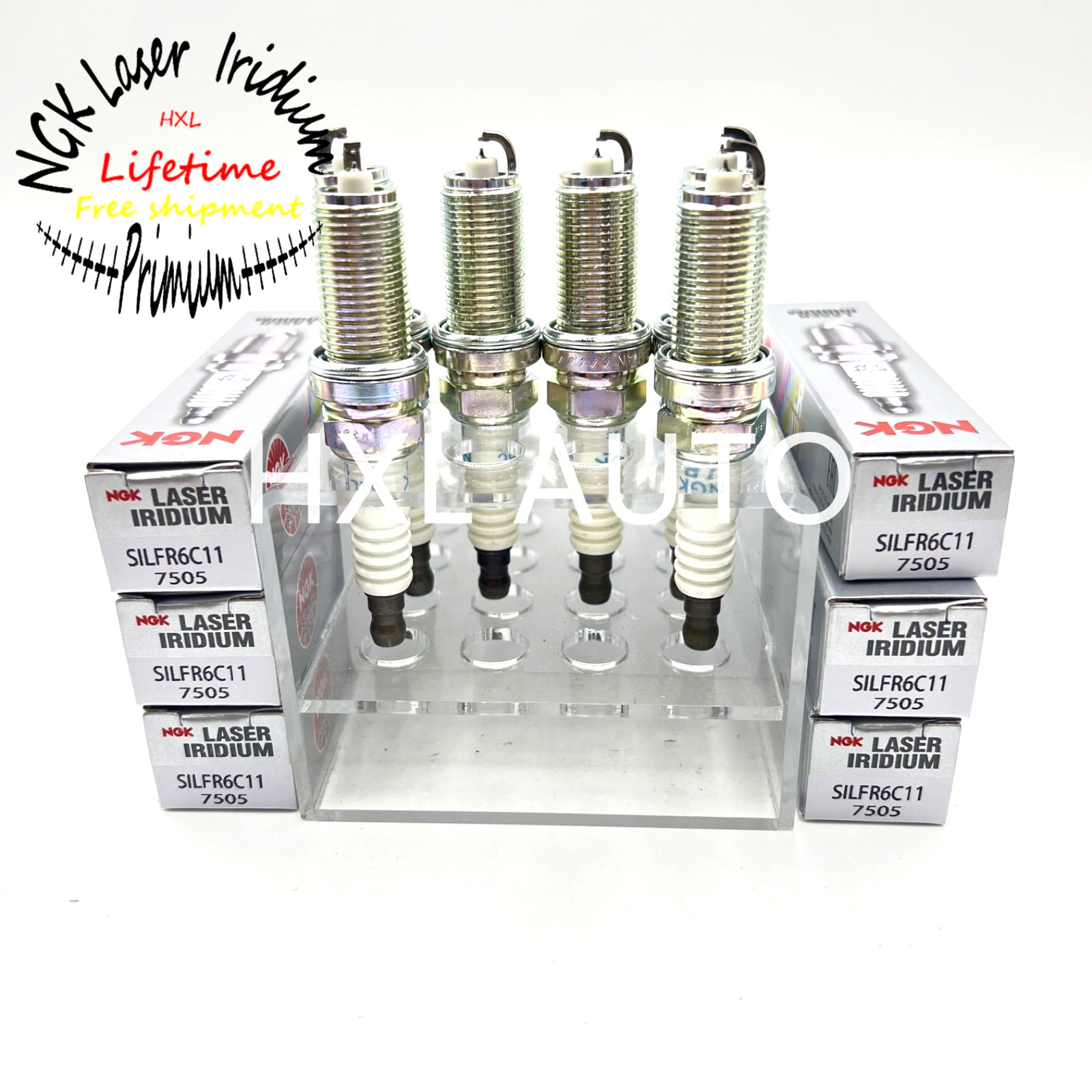 Genuine NGK Laser Iridium Spark Plug 6PCS for Subaru Legacy Outback Tribeca 3.6L
