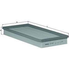 Knecht LX 577 Luftfilter für JEEP CHEROKEE GRAND I I XJ WJ WG Partikelfilter