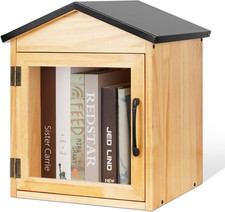 Outdoor Library Box Literature Exchange Box Outdoor Book Storage Little Wood Cab