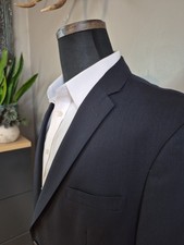 Jos A Bank Joseph Mens Slim Fit Wool Sports Coat 42L Navy USA 2 Button