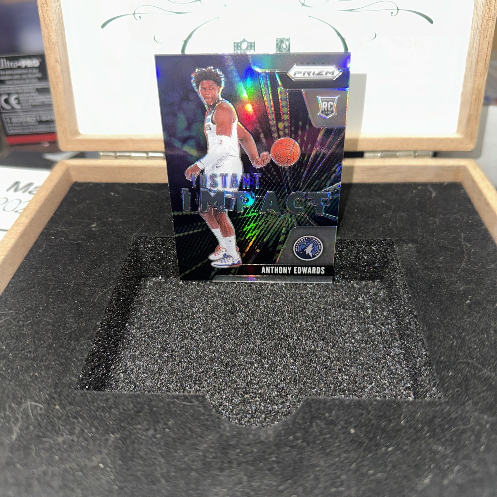 2020-21 Panini Prizm - Instant Impact Anthony Edwards #1 Silver Prizm (RC)