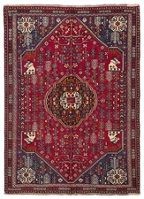 Traditional Vintage Hand-Knotted Oriental Carpet 5'10" x 8'1" Wool Area Rug
