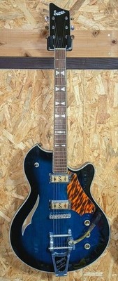 Supro Clemont Bizarre 335 Typ E-Gitarre gebraucht guter Zustand aus Japan
