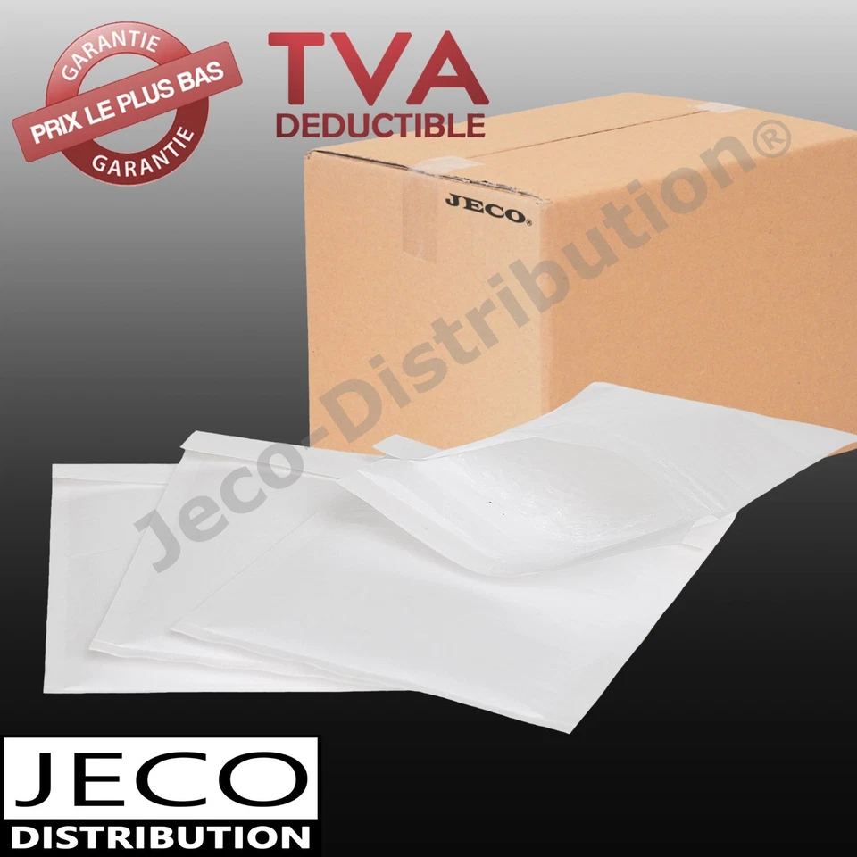 Enveloppes à bulles d'air PRO pochettes matelassées expédition 12 formats TVA in - Photo 1/1