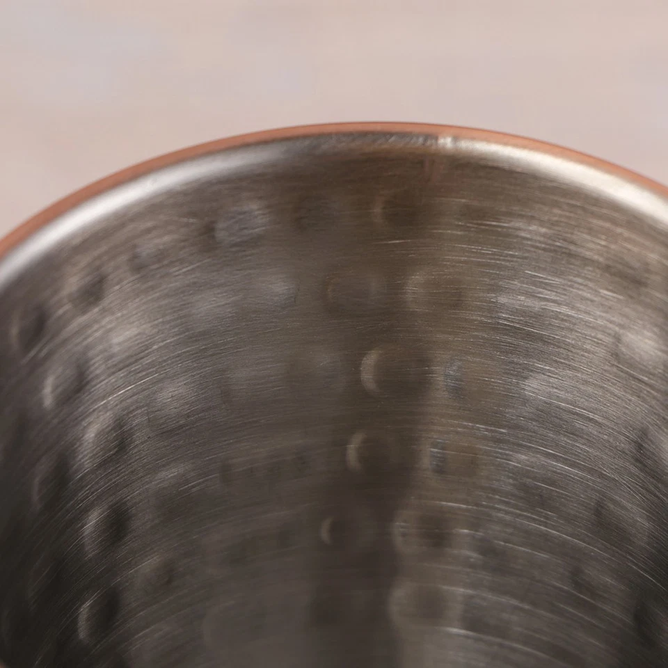 400ml Rose Copper Cup Shot Glasses Retro Wine Goblet Toasting - Image 3 of 4