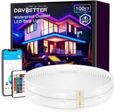 Outdoor LED Strip Lights Waterproof 100Ft, IP67 Waterproof LED Light Strips with