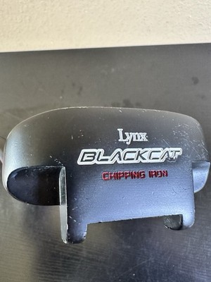 Lynx Black Cat Chipping Iron Steel Shaft (35.5 )  Excellent Grip  LH