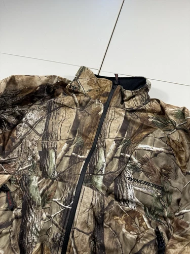 Veste vintage Winchester homme L Supreme Elite polaire isolée chasse camouflage Realtree
