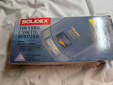 Rare New Solidex 958XT MPN 958XT VHS Video Cassette Rewinder for VHS Tapes