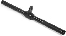 18-Inch Straight Bar Cable Attachment - Supports 880 LB for Home Gym Excellence