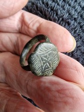 Ancient Roman bronze ring 2nd cent