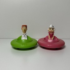 Jetsons Wendy's Kids Meal Toy Set of 2 Flying Cars Vintage 1989