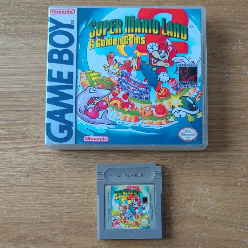 SUPER MARIO LAND 2 6 GOLDEN COINS Nintendo Game Boy EUROPEAN Version Gameboy