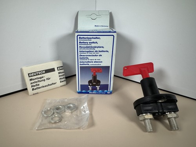 #ad Hella Marine Salt Wtr Resistant Pwr Shutoff Switch With Key 6EK 002 843 011 NIB $25.95