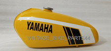 Yamaha DT50M 2M4 50cc Steel Fuel Tank, Painted Yellow, 1970s
