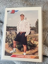 1992 Bowman Chipper Jones #28 Rookie RC Atlanta Braves