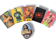 Goldberg Late 1990s WCW/NWO/WWE Vending Stickers Lot Wolfpac Scott Hall Steiner