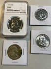 Four Beautiful Franklin Halves Of Which Two Are Proof And One Graded Pr 65