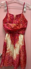 Anna Sui Vintage Silk Dress Size 2 US Made Japan
