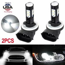 2pcs 881 LED Fog Light Driving Bulbs 862/ 886 889 894 896 898 Xenon White 6000K